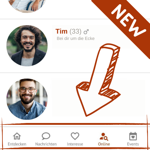 Neue Navigation in der Wiener Singles App